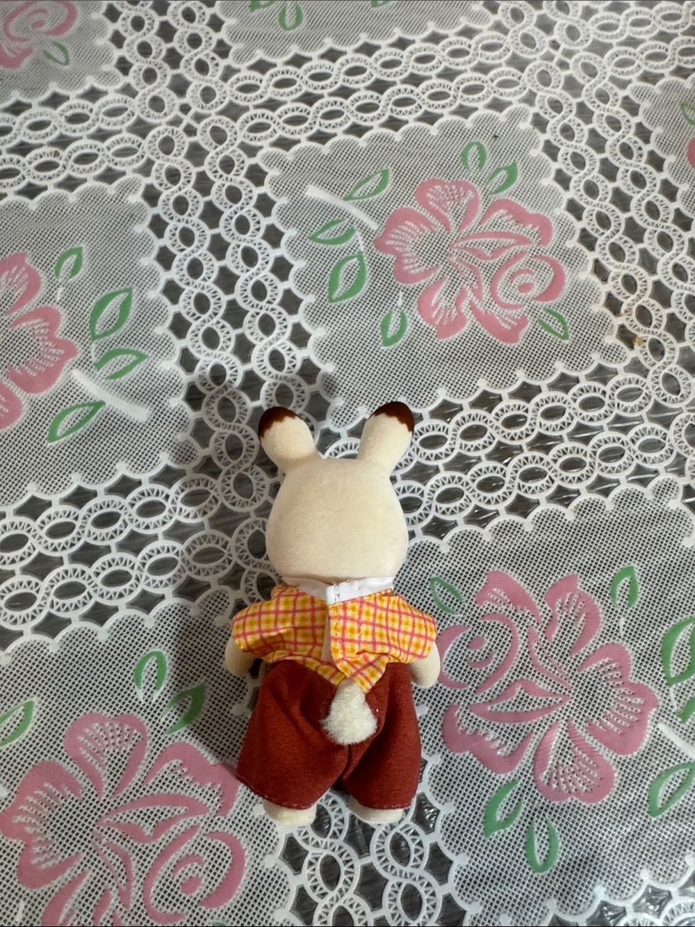 Sylvanian Families Chocolate Rabbit Father Calico Critters Japan New Epoch Doll - Picture 3 of 5